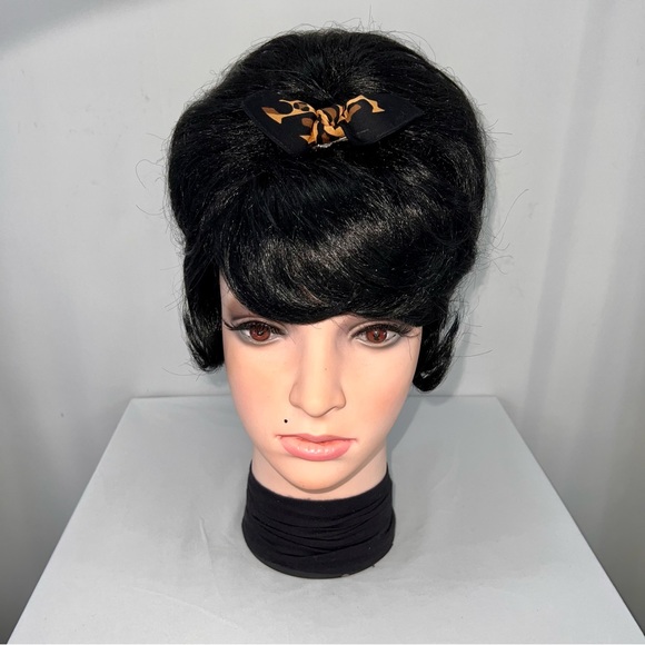 Leopard Print Exotic Bandana Knotted Hair Bow - Picture 2 of 11